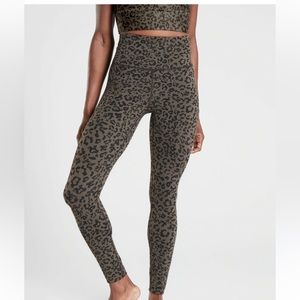 Athleta ultra high rise elation tight leopard